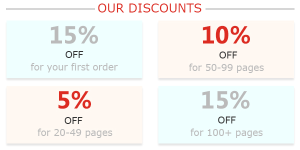 our discounts